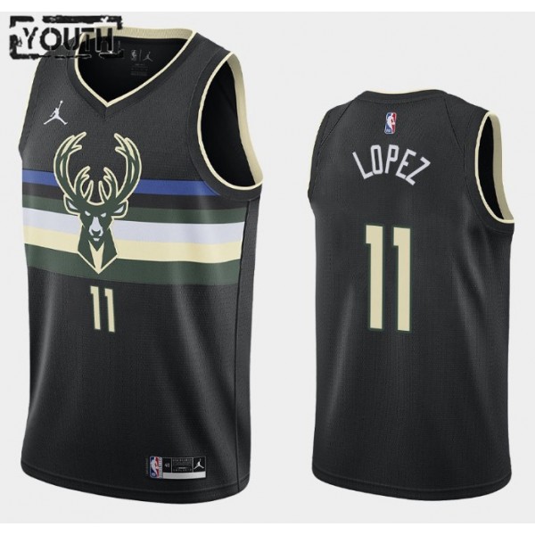 Milwaukee Bucks Trikot Brook Lopez 11 2020-2021 Jordan Brand Statement Edition Swingman - Kinder Milwaukee Bucks Trikot Brook Lopez 11 2020-2021 Jordan Brand Statement Edition Swingman - Kinder